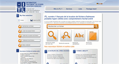 Desktop Screenshot of itl.fr